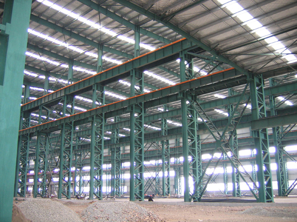 Industrial prefab steel structural multi storey warehouse building