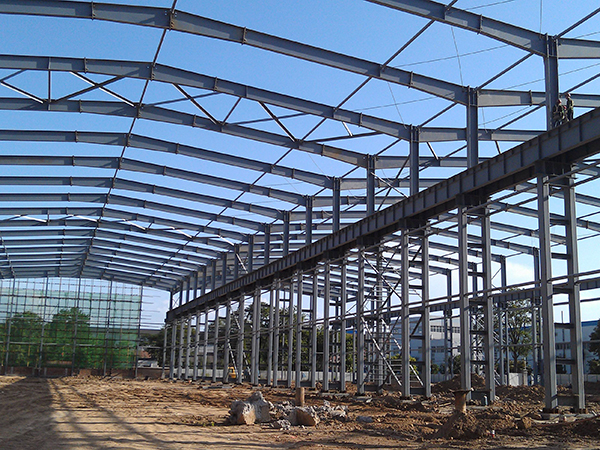 Modern design prefab multi story steel structure warehouse construction