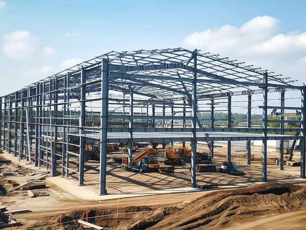 Large Span Hangar Building Metal Steel Structure Warehouse On Sale