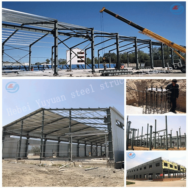 High Quality Low Cost Prefabricated Steel Structure Industrial Warehouse Shed