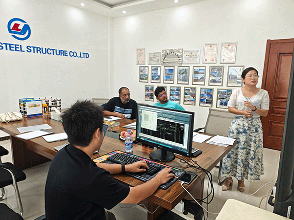 Mauritius Client On-site Factory Inspection | Reliable Steel Structure Manufacturer